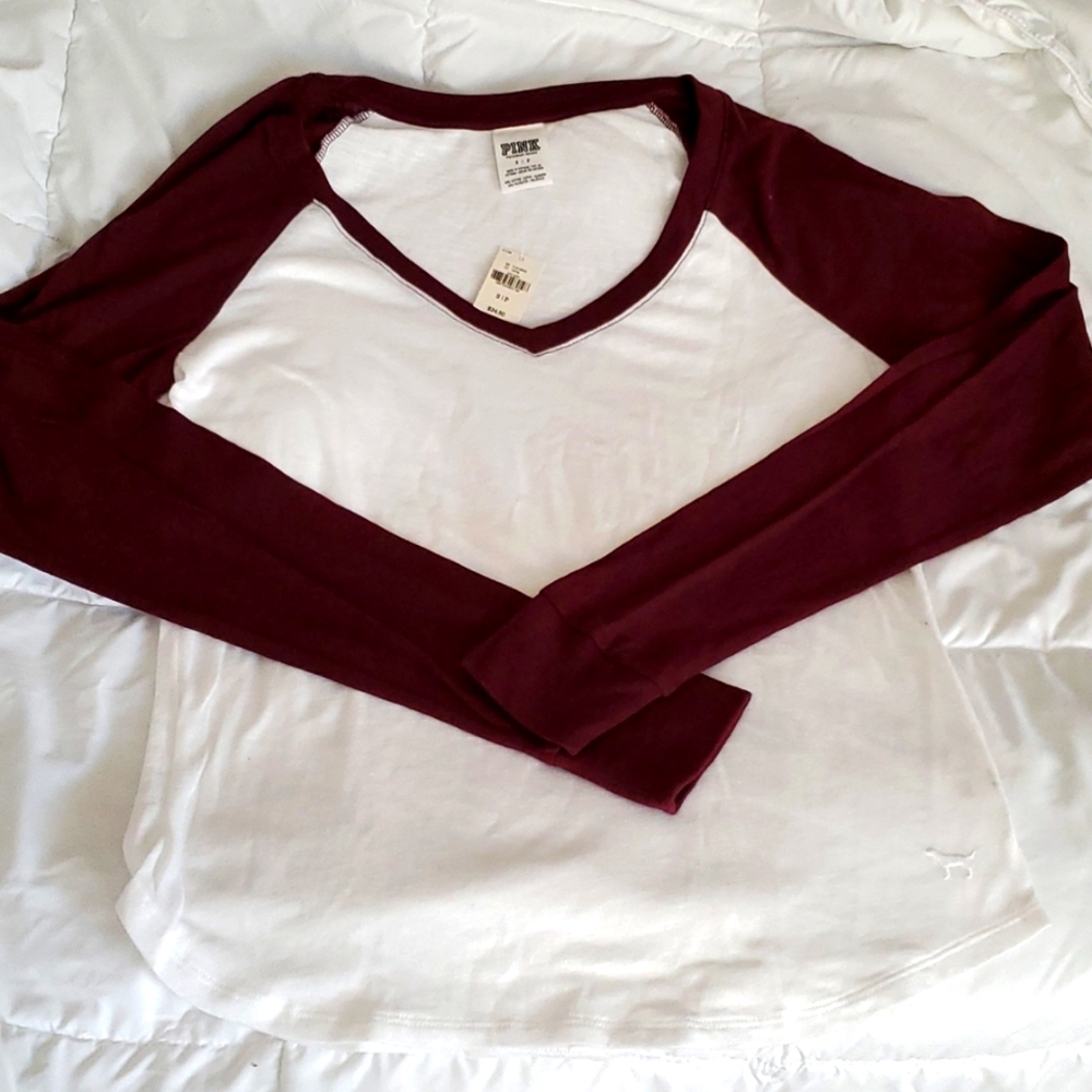 Pink, long sleeve shirt